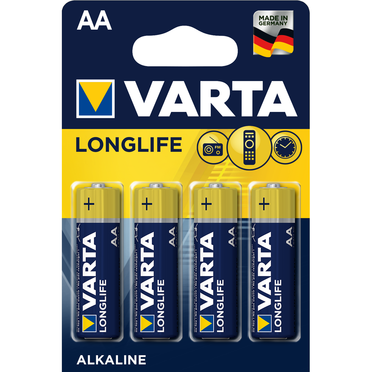 Батарейка VARTA AA LONGLIFE  LR6 Alkaline
