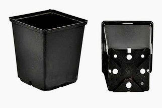 Көшеттерге арналған шаршы ыдыс 90х90х95 мм (10 дана)