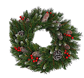 Гирлянды хвойные,венки