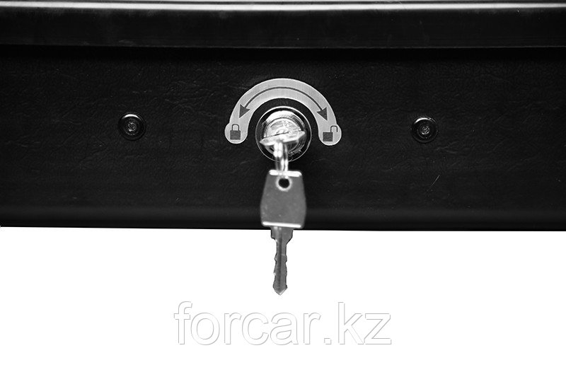 Бокс LUX MAJOR серый металлик 460 л (217х86х32 см.) с двусторонним открыванием - фото 9 - id-p83263278