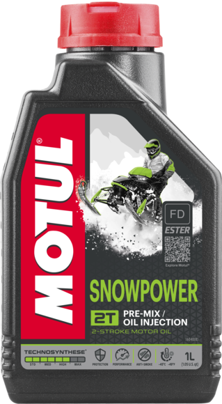 Синтетическое моторное масло Motul SNOWPOWER 2T 1литр - фото 1 - id-p83263270
