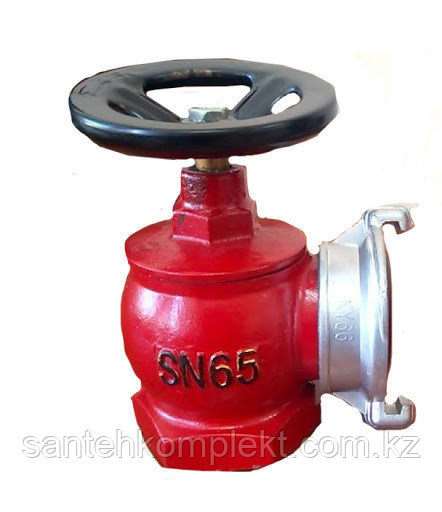 Клапан пожарный (кран/вентиль) запорный Ду 65 Ру 16 Китай