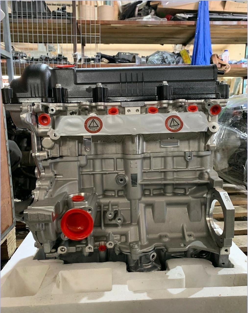 Абсолютно новый двигатель в сборе G4FC для автомобилей Hyundai/ Kia 1.6л. 123 л.с., фото 1