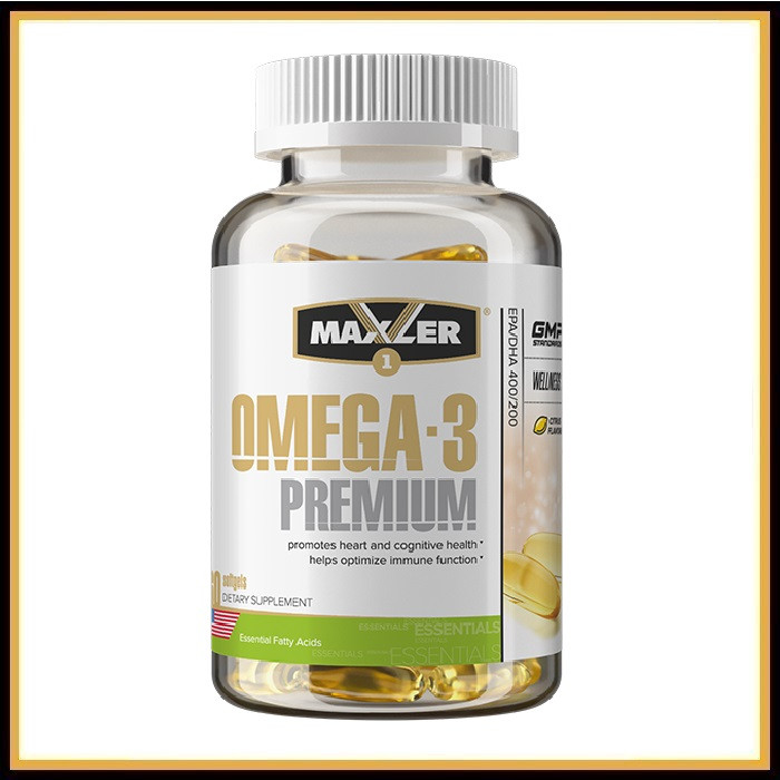 Омега 3 - Maxler Omega-3 Premium 60 капсул