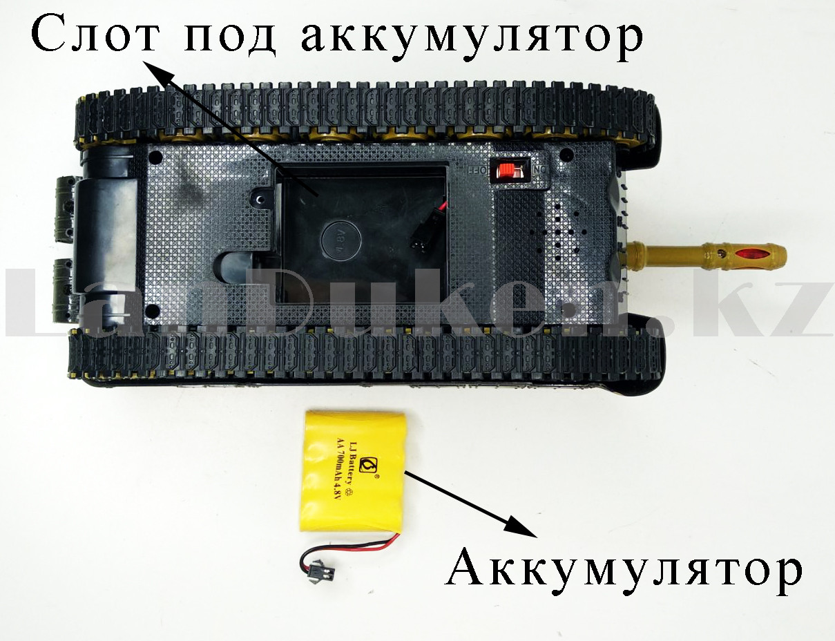 Танк радиоуправляемый с LED подсветкой и звуковым сопровождением и башней 300° War Tank №9993 - фото 8 - id-p83263477