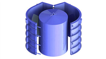 ЗКП формы для звеньев цилиндрических с плоским опиранием