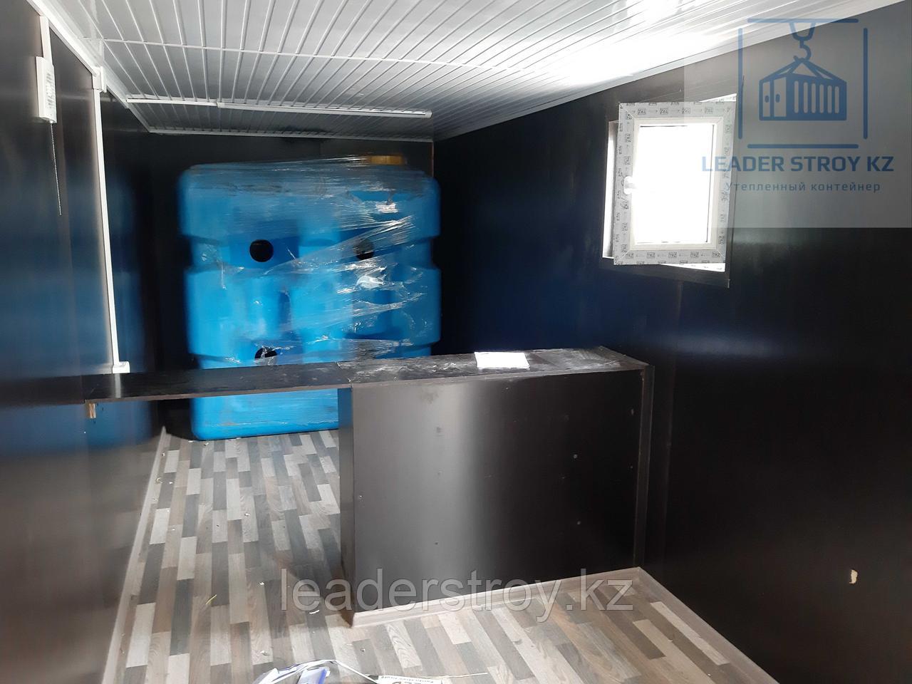Утепленный контейнер под прачечную 40ф