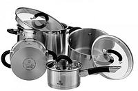Набор посуды VINZER Progresso 89021 (9 пр.)