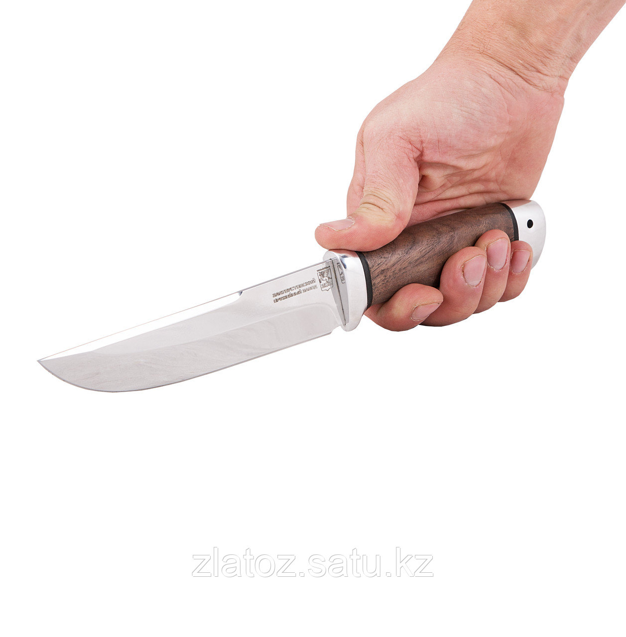 Нож туристический "Добыча" (сталь 95x18, орех) - Купить в Казахстане - фото 5 - id-p61719082