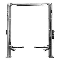 Подъемник двухстоечный электрогидравлический KraftWell KRW4.2MA с развернутыми каретками (г/п 4200 кг)