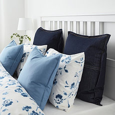 Чехол на подушку ГУРЛИ 50х50 голубой ИКЕА, IKEA, фото 4