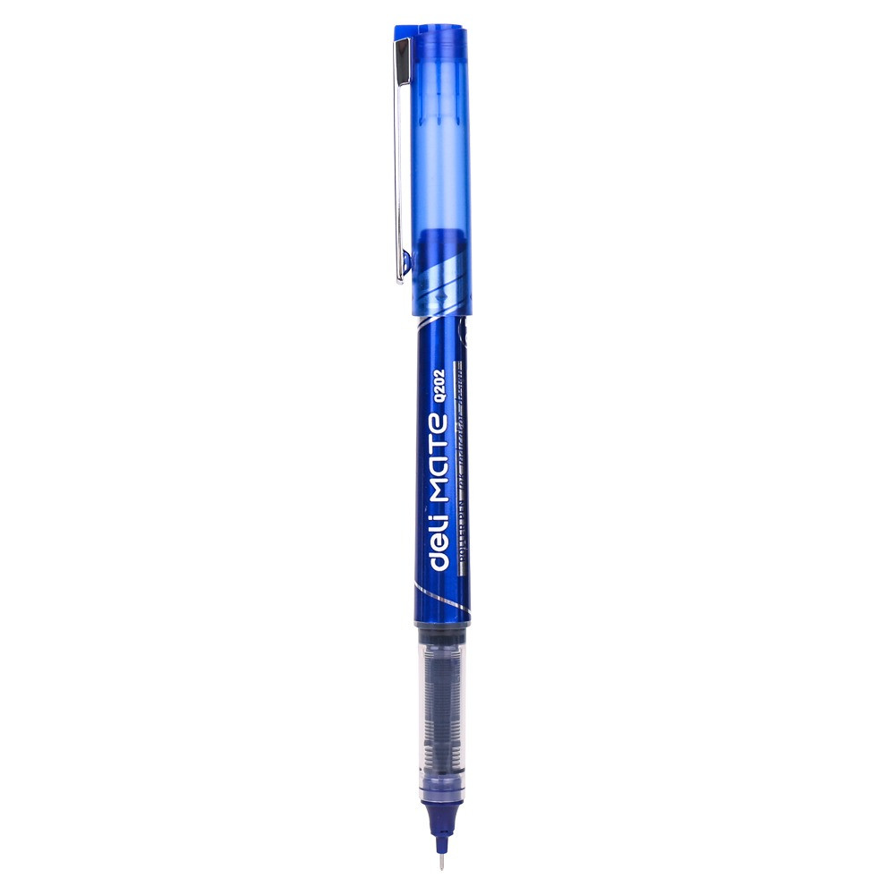 Ручка роллерная Deli Q20230 синяя - фото 2 - id-p83272283
