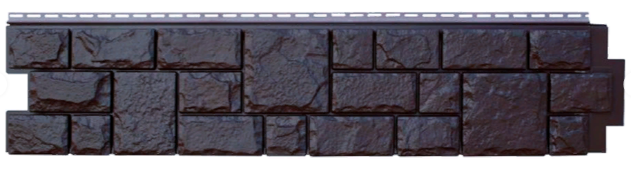Панель фасадная  "ЯФАСАД" Уголь Екатерининский камень  294x1322 мм 0,39 (м²) Grand Line