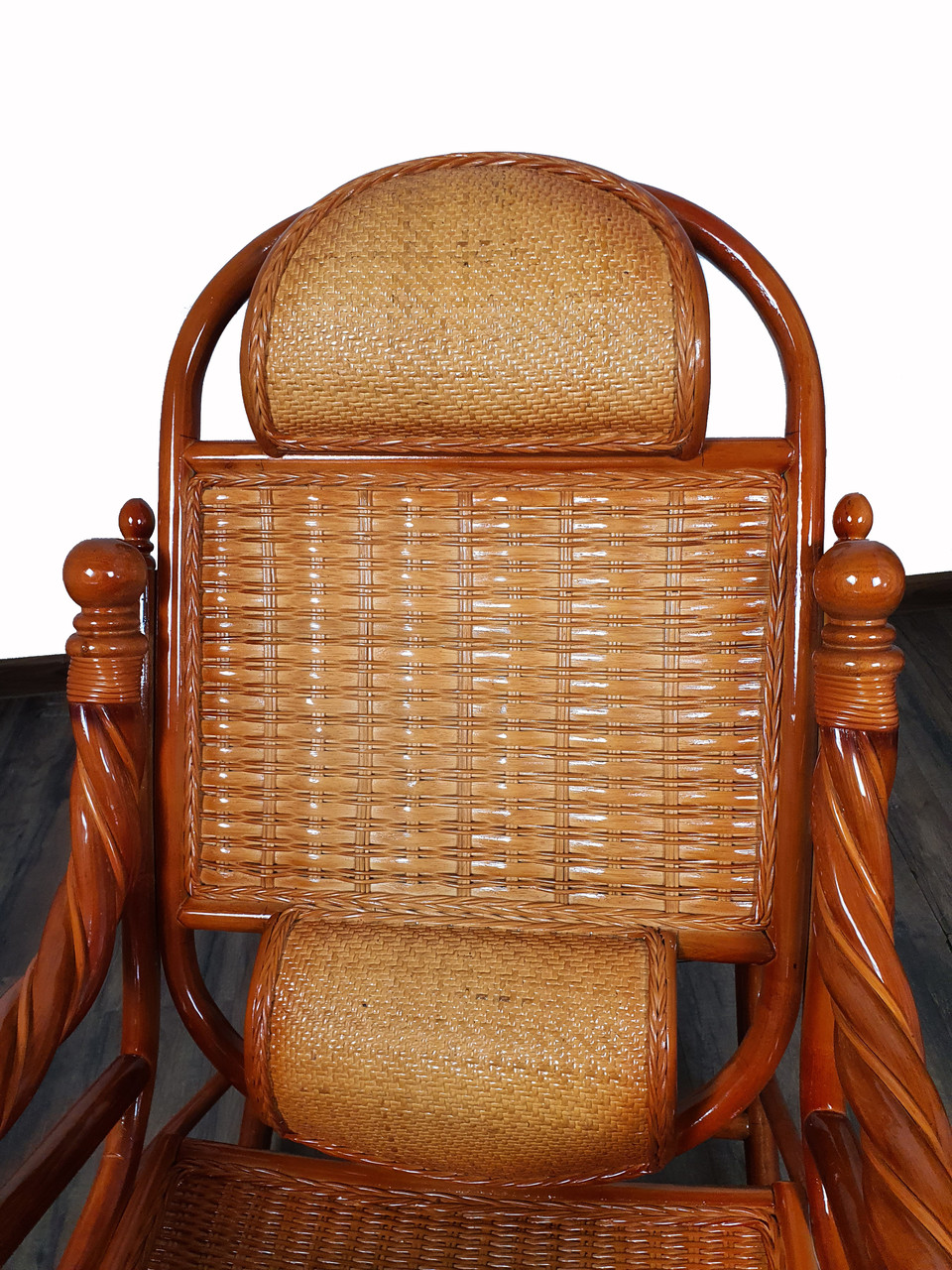 Кресло качалка из ротанги (плетен.) - фото 3 - id-p82979689