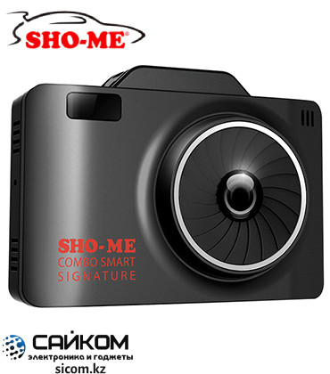 SHO-ME COMBO Smart Signature (3в1) Видеорегистратор + Радар-Детектор