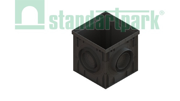 Дождеприемник PolyMax Basic ДП–30.30-ПП пластиковый черный