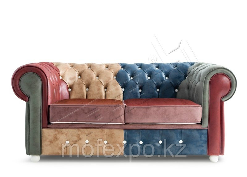 Patchwork Ikili Kanepe L: 178 / D: 90 / H: 76