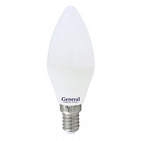 Лампа светодиодная General GLDEN-CF- 7W-230V-E14-4500K свеча