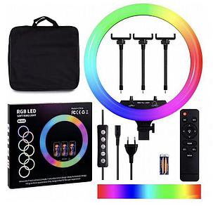 RGB Лампа Кольцевая 45 См Со Штативом Ring Light LED 18 дюймов, фото 2