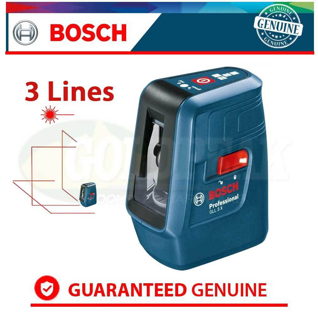 Лазерный нивелир Bosch GLL 3 X Professional - фото 1 - id-p83359932