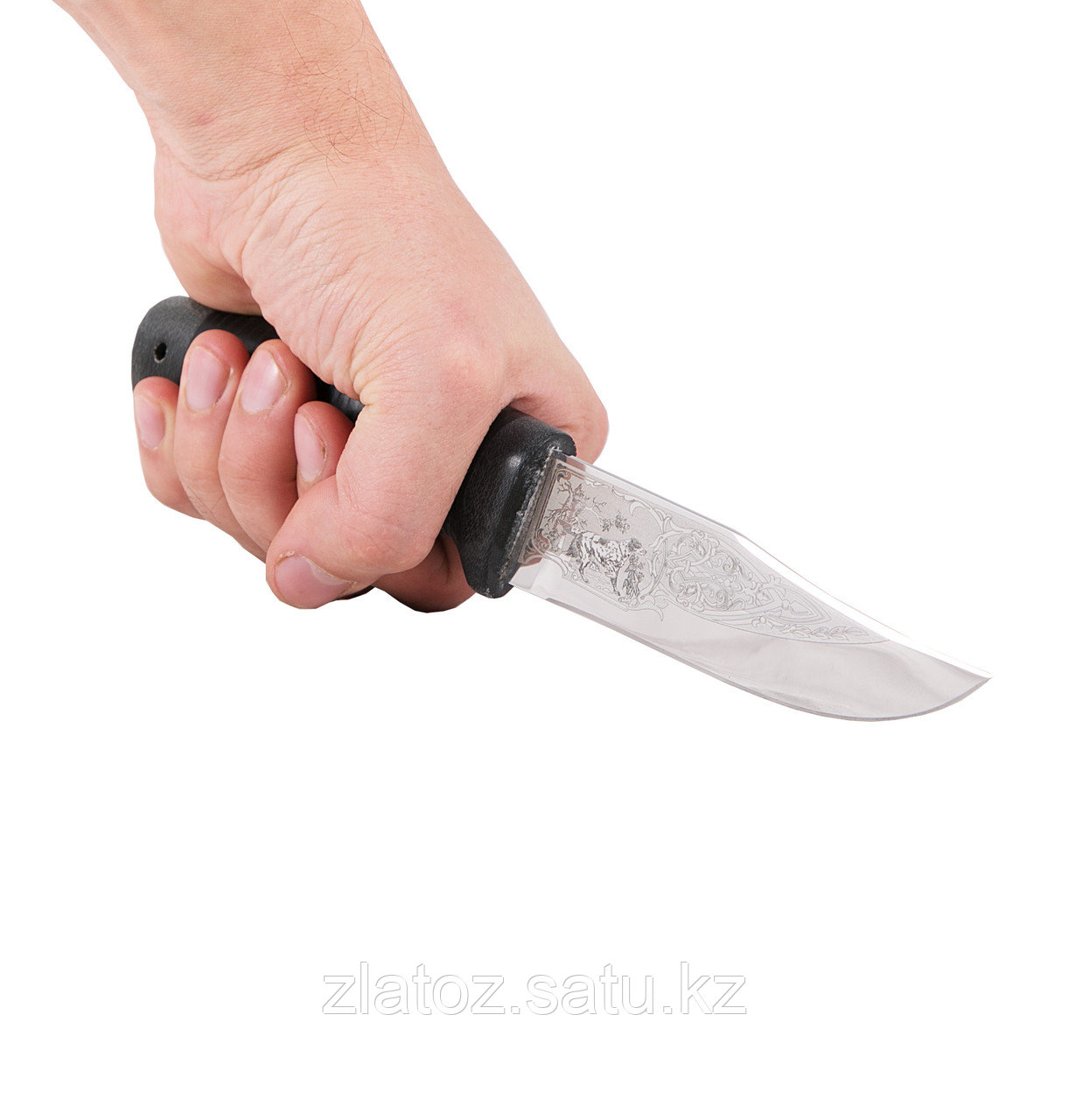 Нож туристический "Клычок" (сталь 95x18, кожа) - Купить в Казахстане - фото 3 - id-p61719097