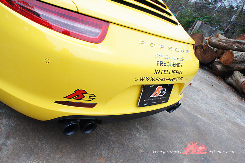 Выхлопная система Fi Exhaust на Porsche 991 Carrera / S - фото 2 - id-p8738214