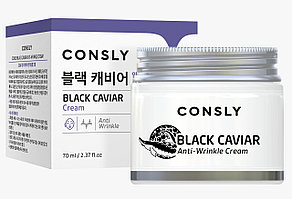 Consly Антивозрастной крем для лица с экстрактом черной икры Black Caviar Anti-Wrinkle Cream / 70 мл.