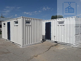 Санитарный контейнер для строителей на базе 20фут.