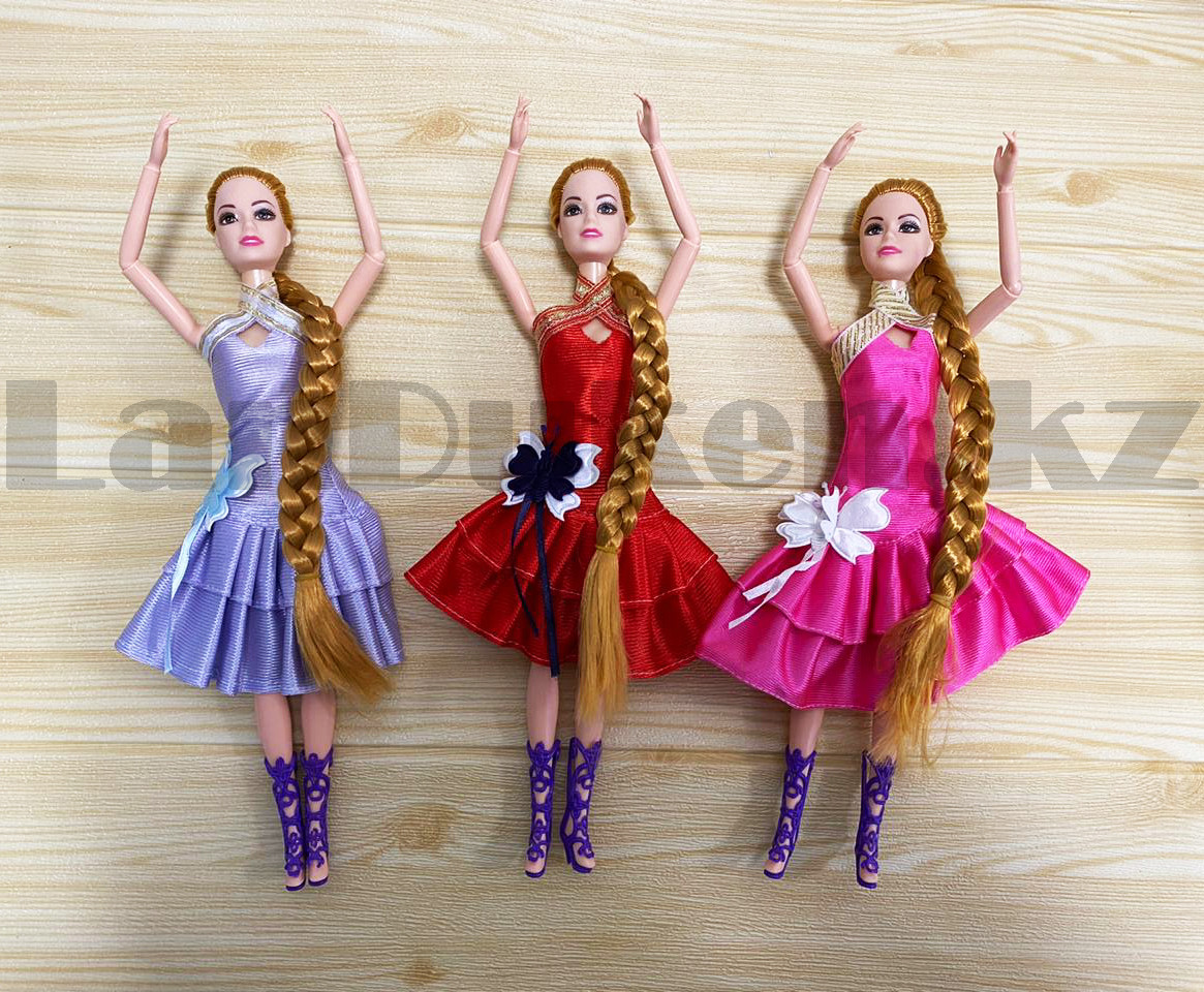 Кукла игрушечная детская с подвижными руками и ногами Балерина с зеркальцем 30 см в ассортименте - фото 3 - id-p83369873