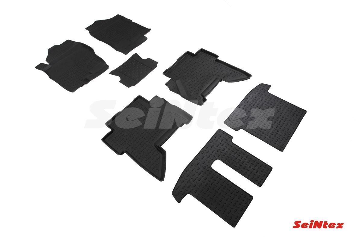 Резиновые коврики с высоким бортом для Nissan Pathfinder (R51) 2004-2014