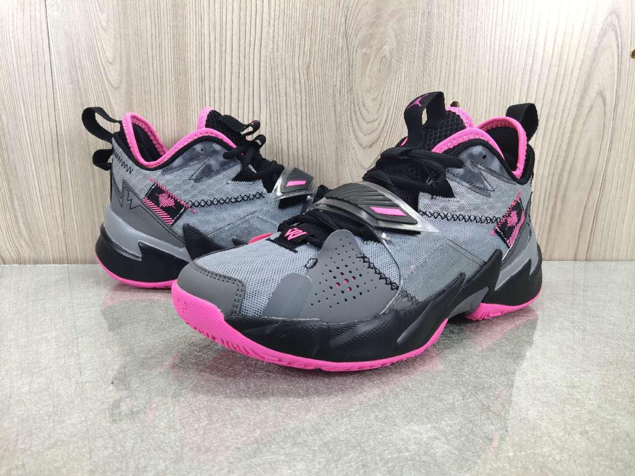 Баскетбольные кроссовки Jordan Why Not Zero 3 (III) "Pink Gray" (36-46) - фото 3 - id-p83383181