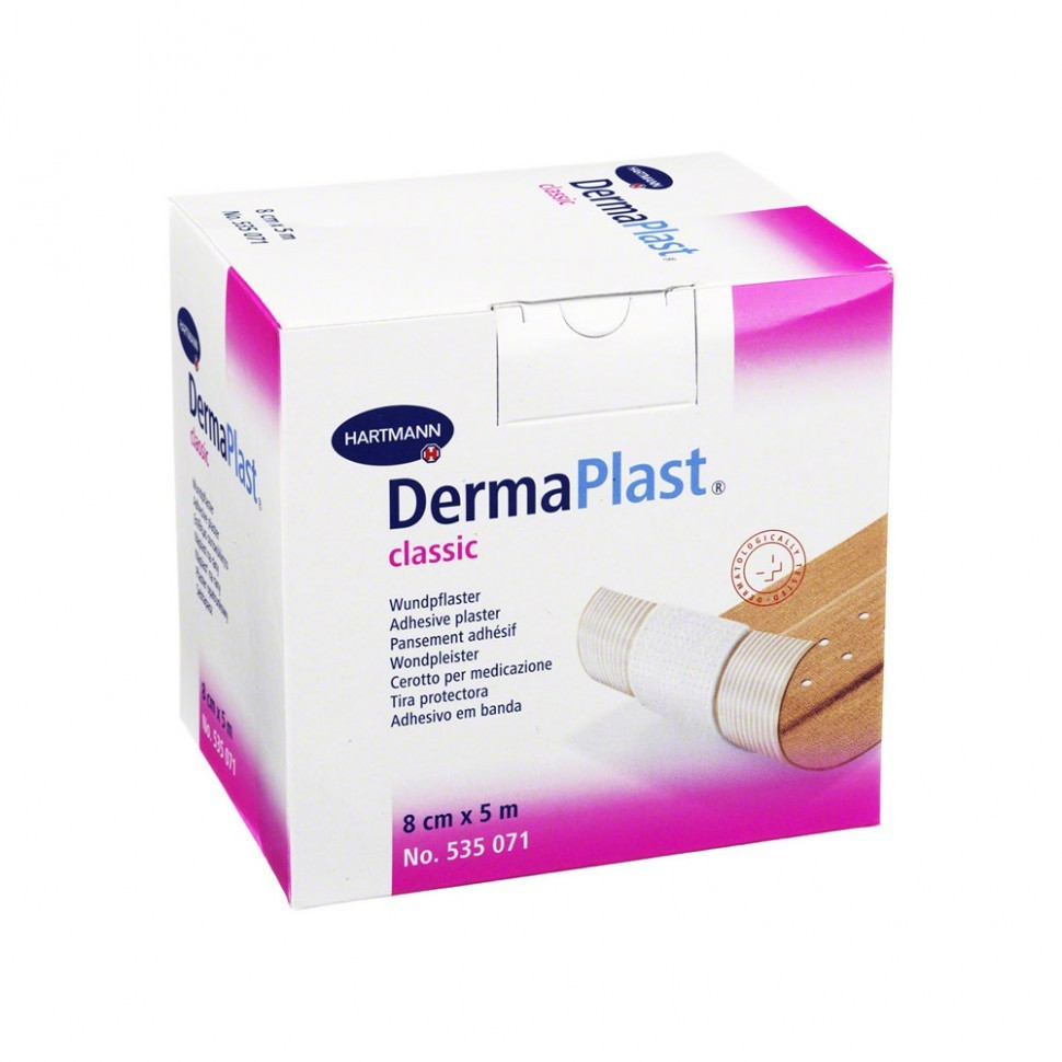 Пластырь на рану Dermaplast classic Hartmann - 8см х 5м - фото 2 - id-p83382309