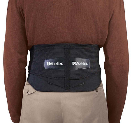 Бандаж на спину со съёмными поясничными подушками Mueller LUMBAR BACK BRACE WITH REMOVABLE PAD, фото 2