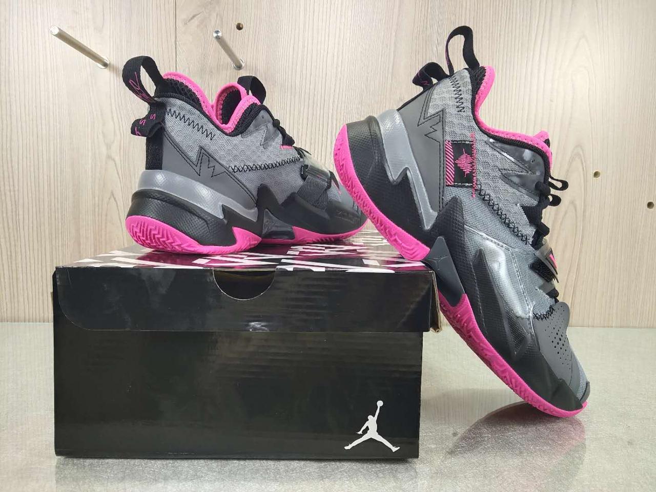 Баскетбольные кроссовки Jordan Why Not Zero 3 (III) "Pink Gray" (36-46) - фото 5 - id-p83383181