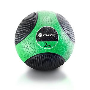 Медицинбол PURE2IMPROVE MEDICINE BALL 2 кг, фото 2