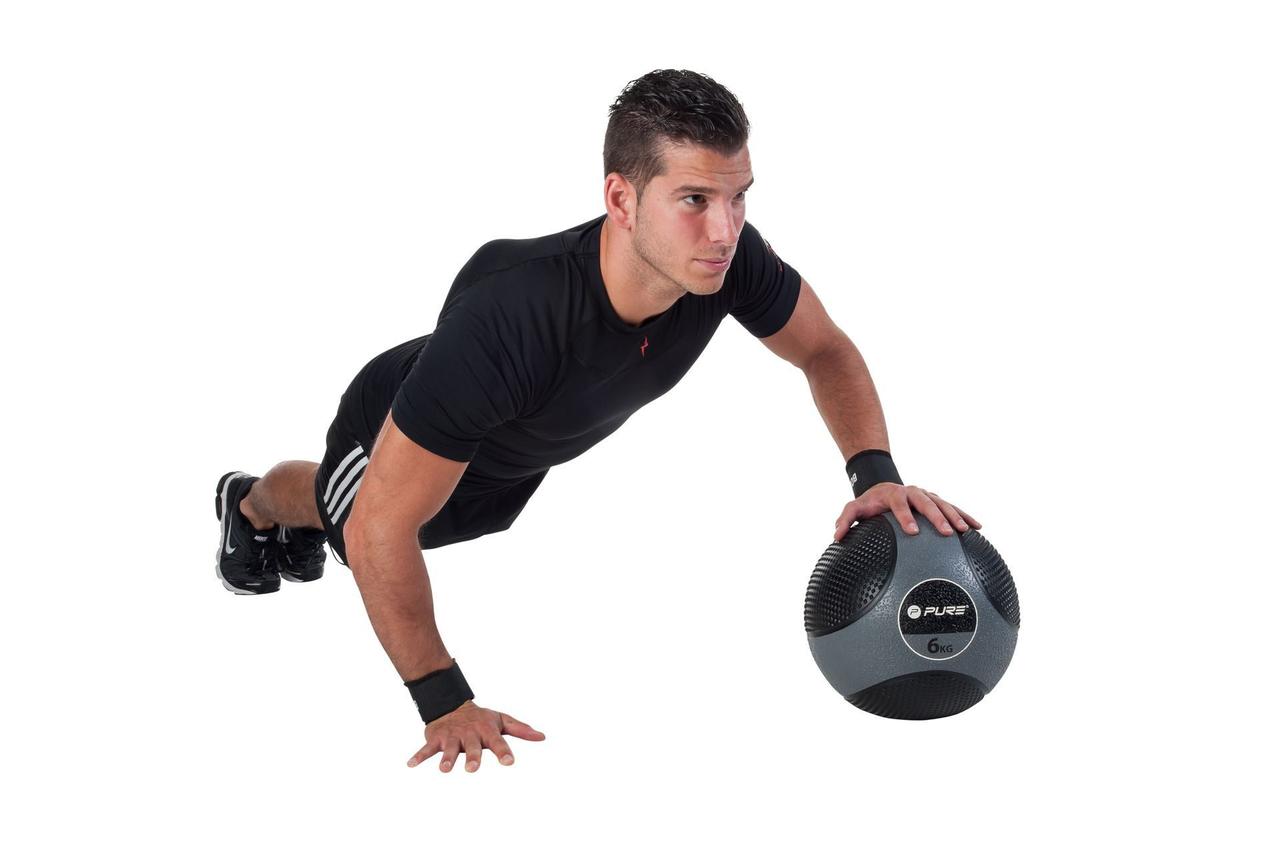 Медицинбол PURE2IMPROVE MEDICINE BALL 6 кг - фото 3 - id-p83382883