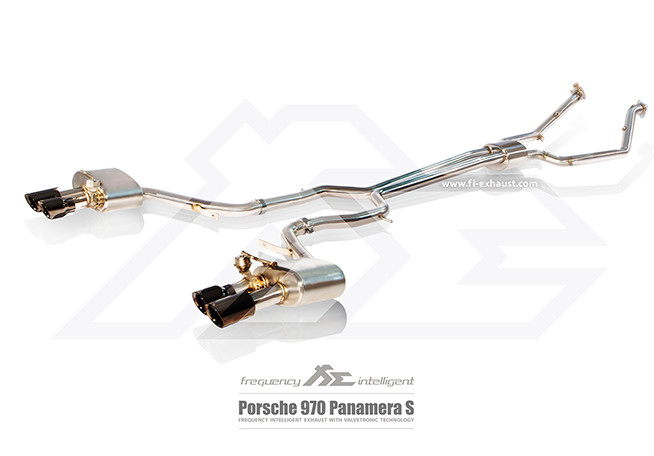 Выхлопная система Fi Exhaust на Porsche 970 Panamera Turbo - фото 5 - id-p8738431