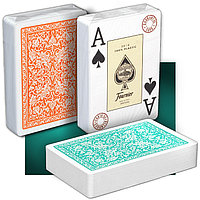 Игральные карты Fournier 2818 Green/Orange