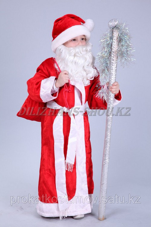 Карнавальный костюм Дед Мороз Узорчатый, рост 116 см