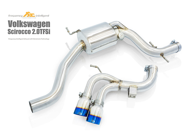 Выхлопная система Fi Exhaust на Volkswagen Scirocco 1.4 / 2.0 Tsi - фото 2 - id-p8738513