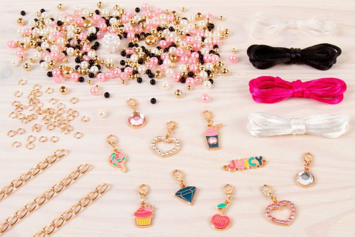 Make It Real Набор для создания Шарм-браслетов Juicy Couture Розовый звездопад - фото 4 - id-p83388118
