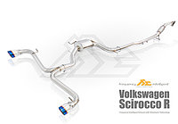 Выхлопная система Fi Exhaust на Volkswagen Scirocco R 2.0 TSi