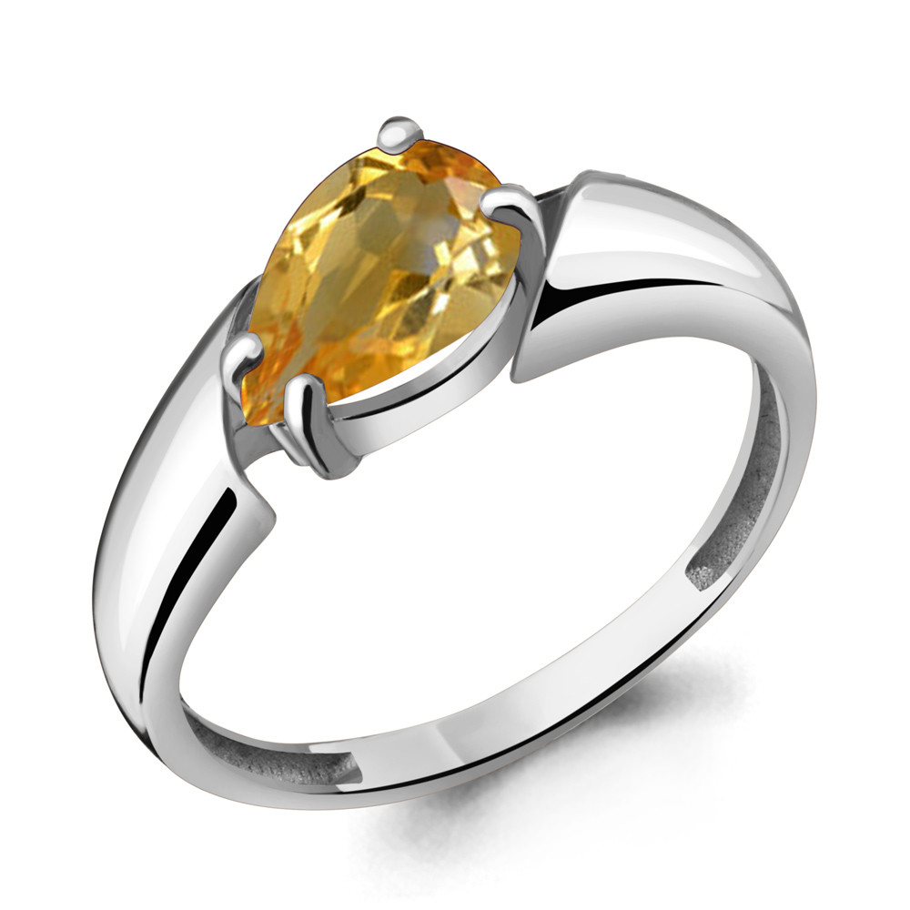 Кольцо AQUAMARINE серебро с родием 6935706.5
