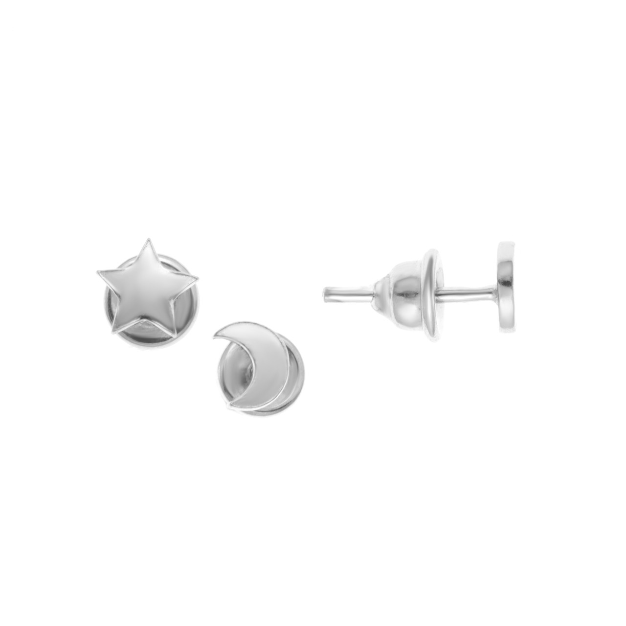 Серьги TEOSA серебро с родием 6001244-00245
