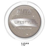 RUTA Тени компактные "LIFESTYLE"оттенок: 10 дымчатый кварц