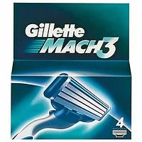 Gillette Mach 3  (4 кассеты) Германия для Европы