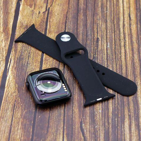 Часы умные IWO Smart Watch поколение T5 с датчиком пульса и артериального давления (Серый космос) - фото 10 - id-p83396855