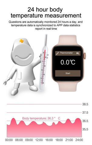 Часы умные IWO Smart Watch поколение T5 с датчиком пульса и артериального давления (Серебристый алюминий) - фото 4 - id-p83396947