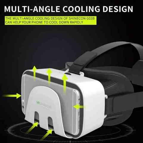 Очки-шлем виртуальной реальности VR SHINECON G3.0 3D (с bluetooth-джойстиком) - фото 3 - id-p83397055