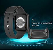 Часы умные IWO Smart Watch поколение T5 с датчиком пульса и артериального давления (Серебристый алюминий), фото 5